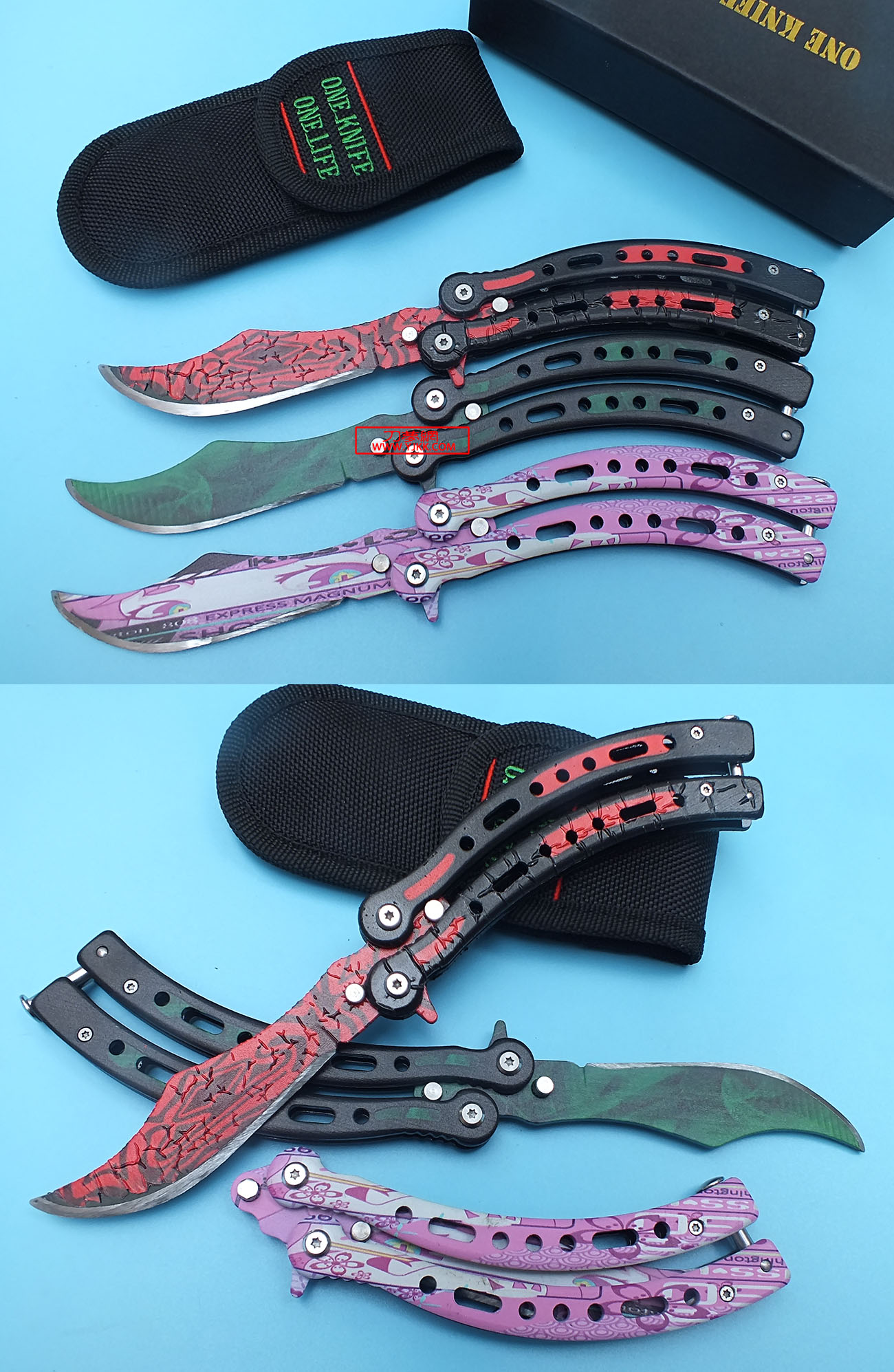 开锋锐手办CSCGO反恐精英蝴蝶釖顺滑耍花战术甩氘高级礼包装多花式 货号:X4496 开锋锐手办CSCGO反恐精英蝴蝶釖顺滑耍花战术甩氘高级礼包装多花式