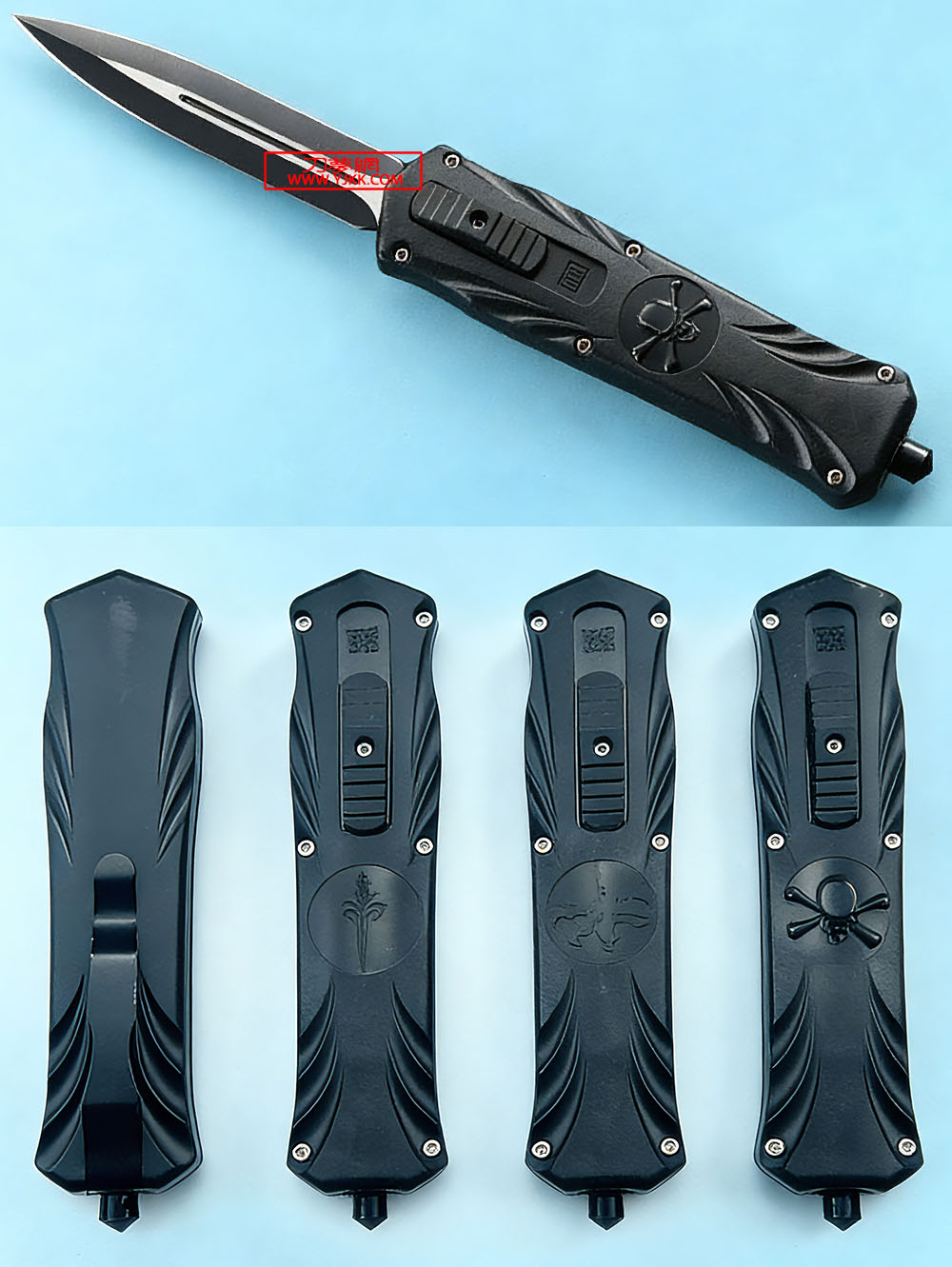 M干活不心疼俺是一个工具刃双锋弹簧刺握的刁技术我做主黑柄剑爪酷 货号:X4535 M干活不心疼俺是一个工具刃双锋弹簧刺握的刁技术我做主黑柄剑爪酷